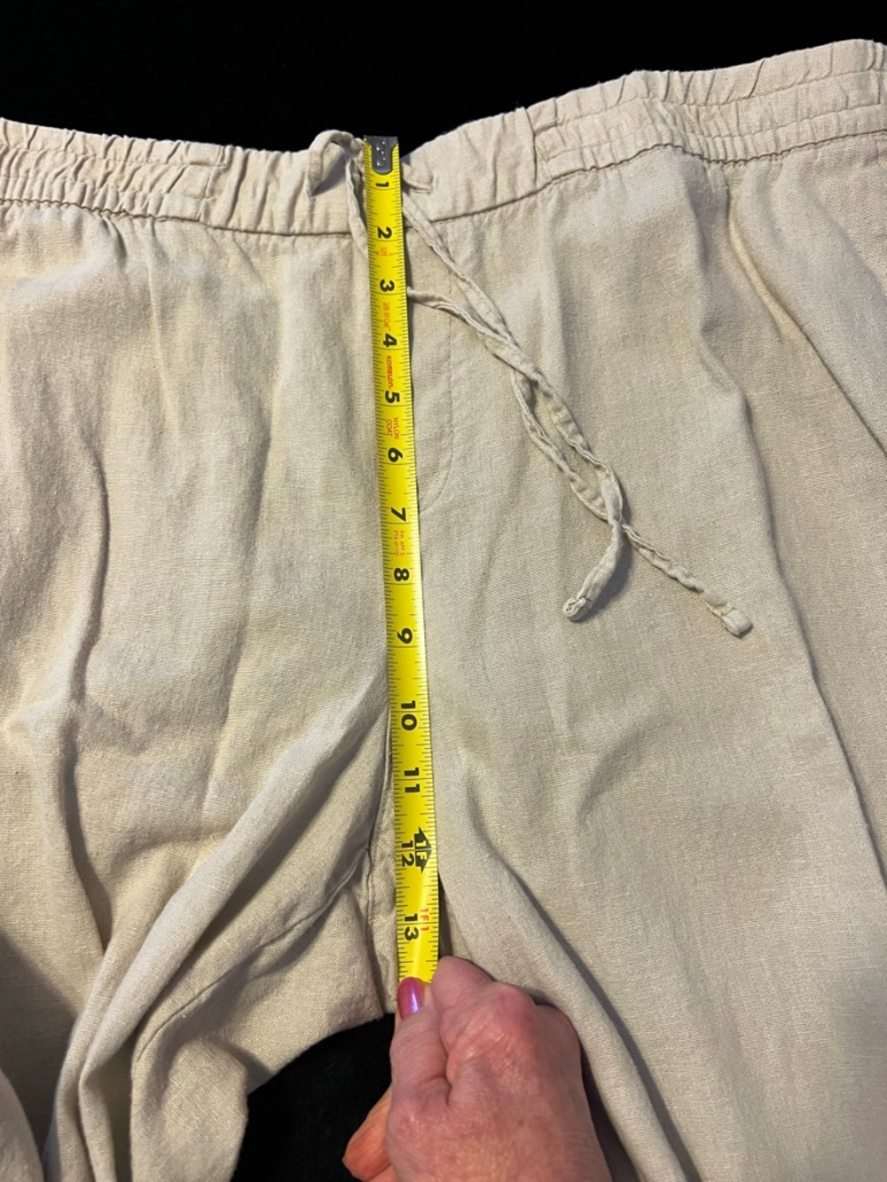 GUC Old Navy Lightweight Drawstring Linen Pants Women’s XL - Picture 7 of 7